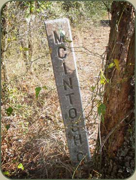 County boundary marker